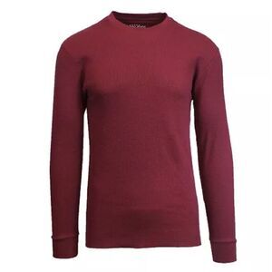 GALAXY BY HARVIC Men's Waffle Knit Thermal Shirt